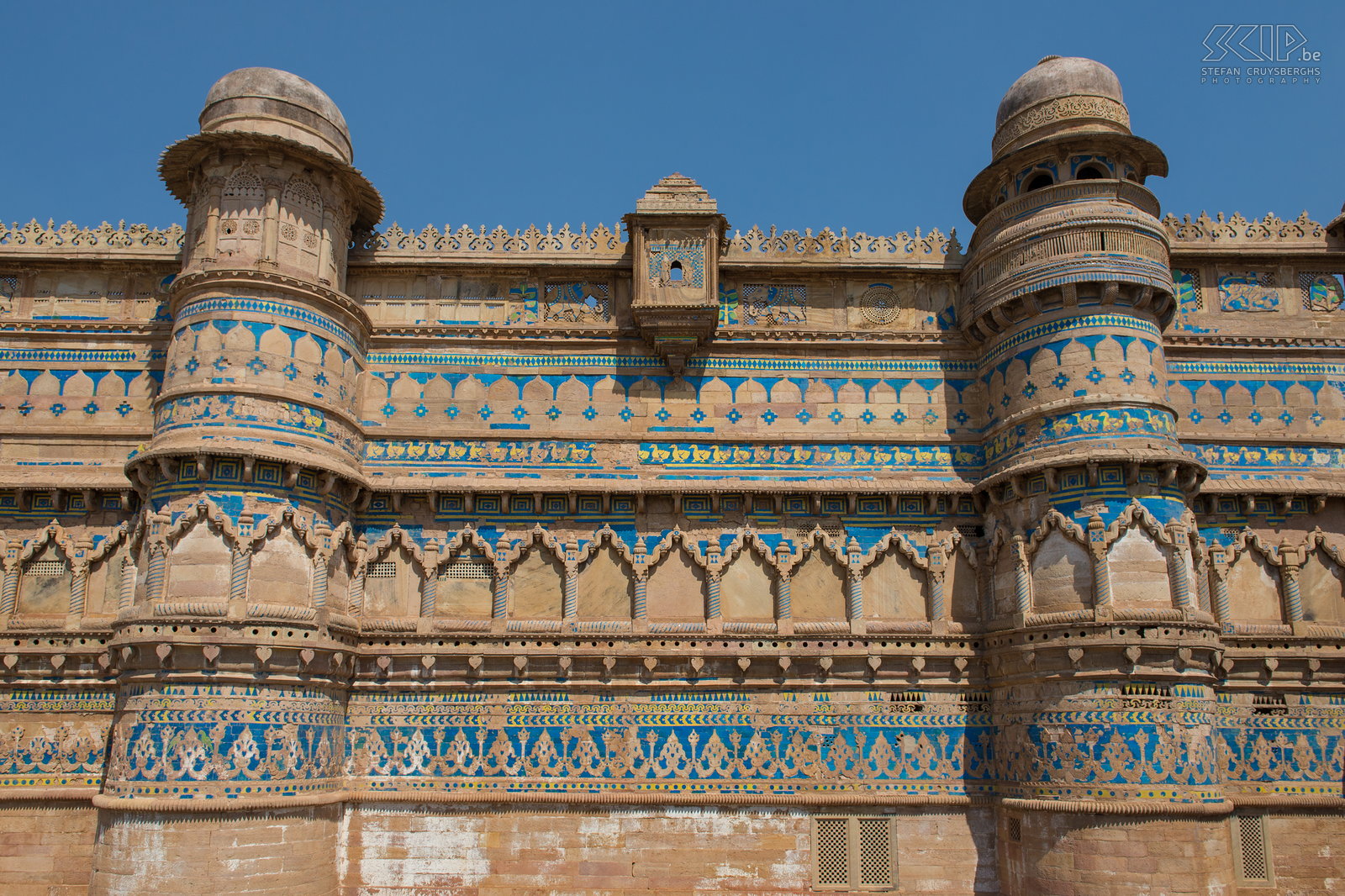 Gwalior fort - Man Mandir paleis  Stefan Cruysberghs